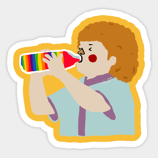 The Pride Water Sticker by cOLOrushh